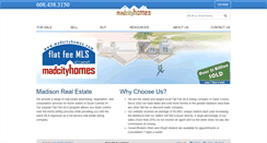 Desktop Screenshot of madcityhomes.com